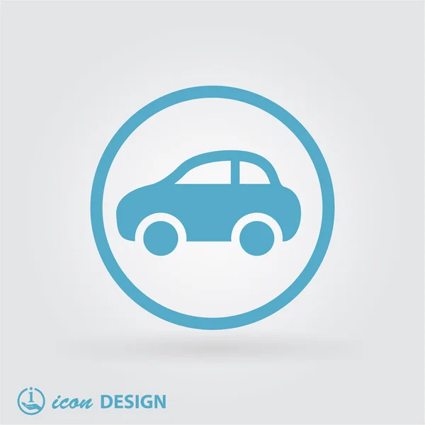 Icono del coche — Vector de stock