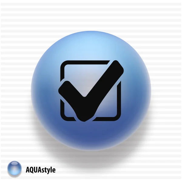 Check mark icon — Stock Vector