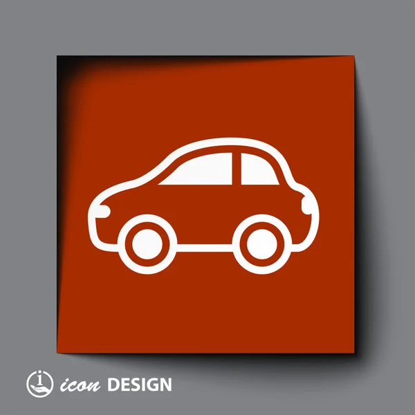 Icono del coche — Vector de stock