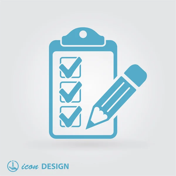 Checklist icon — Stock Vector