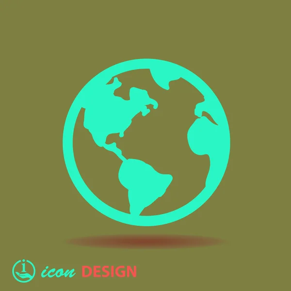 Globe icon — Stock Vector