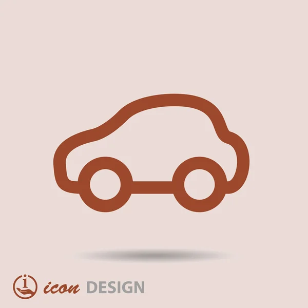 Icono del coche — Vector de stock