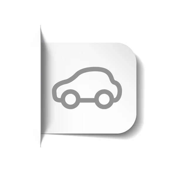 Icono del coche — Vector de stock