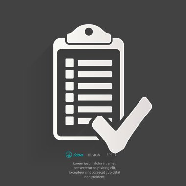 kontrol listesi simgesi