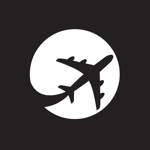 Icono del avión — Vector de stock