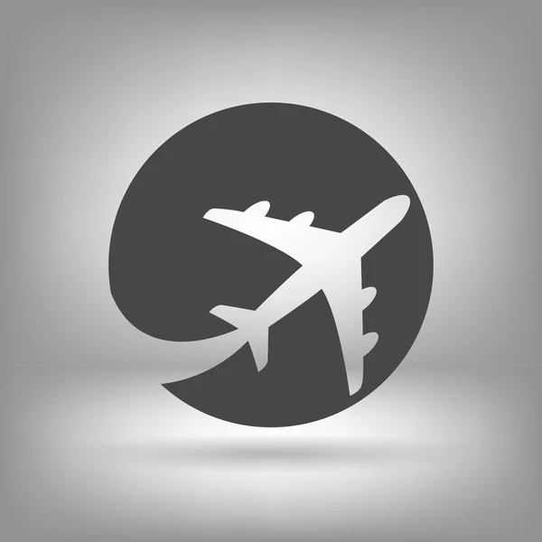 Icono del avión — Archivo Imágenes Vectoriales