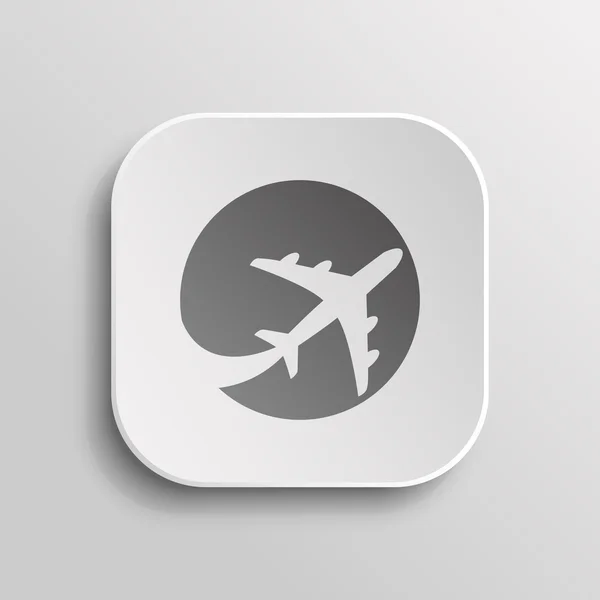 Icono del avión — Vector de stock