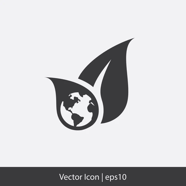 Eco icon — Stock Vector