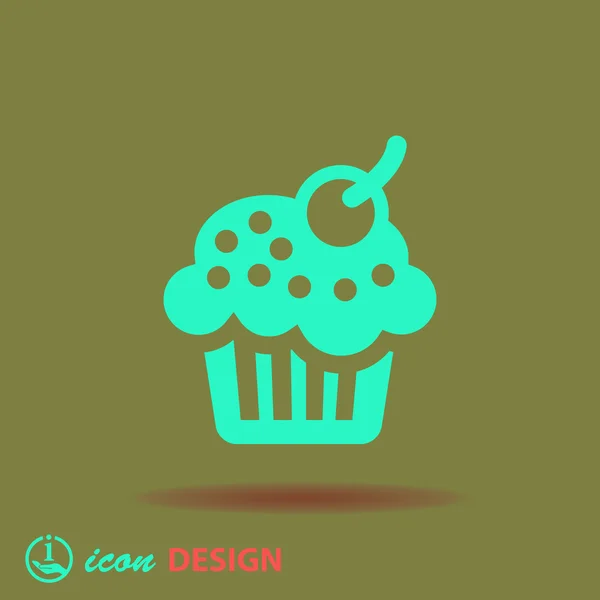 Icône de gâteau — Image vectorielle