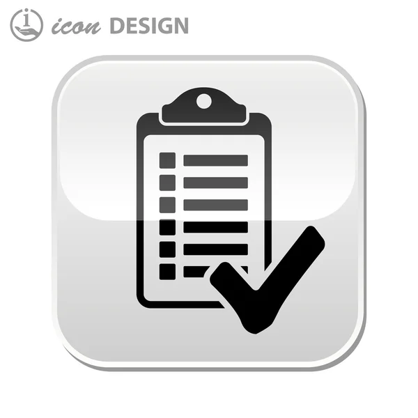 Checklist icon — Stock Vector