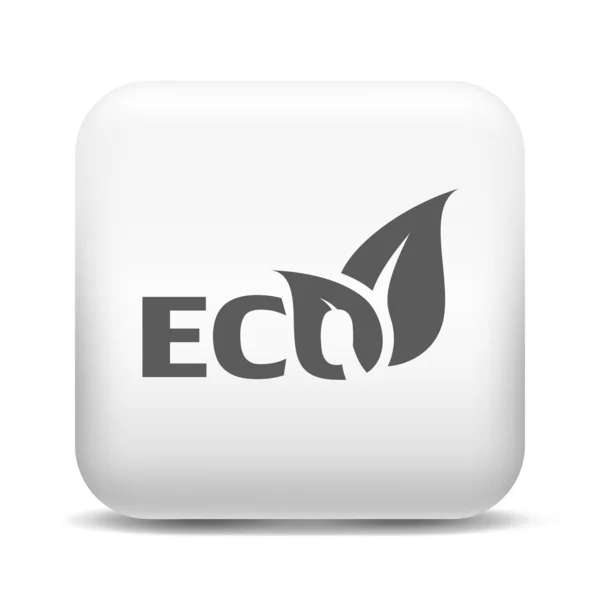 Icono ecológico — Vector de stock