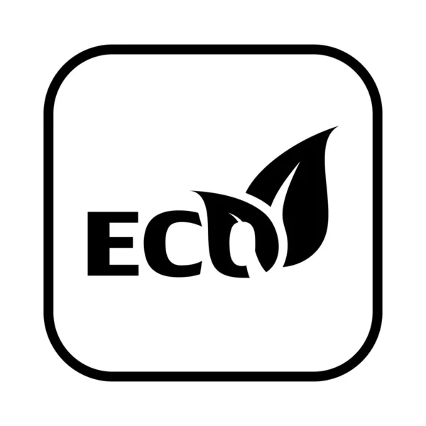 Значок eco — стоковый вектор