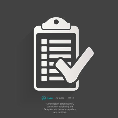 kontrol listesi simgesi