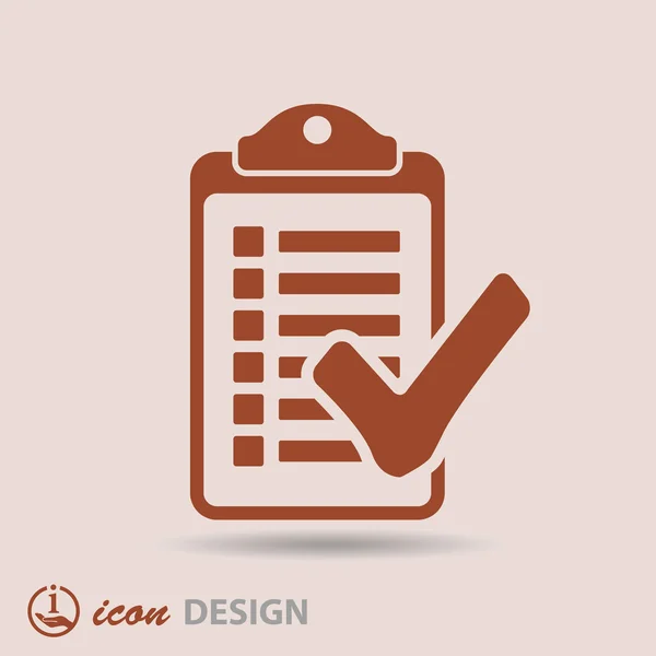 Checklist icon — Stock Vector