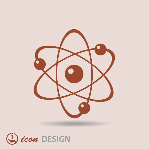 Atom アイコン — ストックベクタ