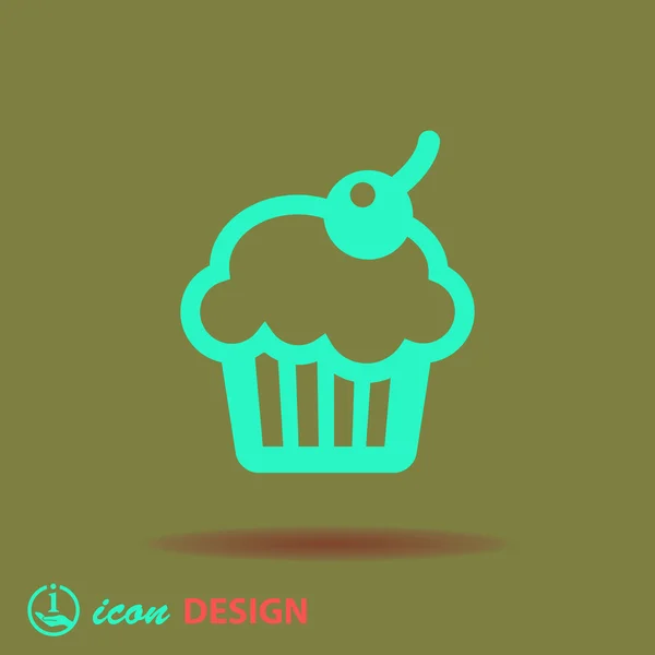 Cake-icoon — Stockvector