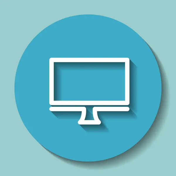 Computer icon — Stock Vector