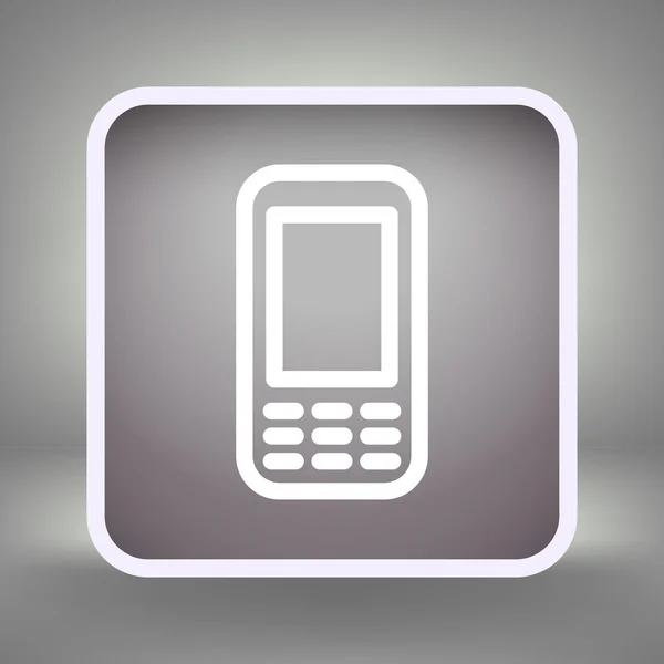 Mobiltelefon Icon – stockvektor