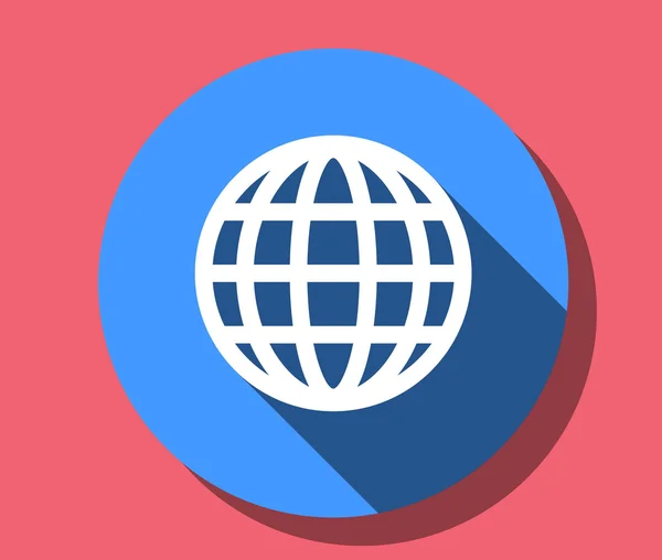 Globe-Icon – stockvektor