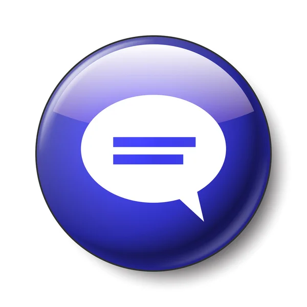 Nachricht oder Chat-Symbol — Stockvektor