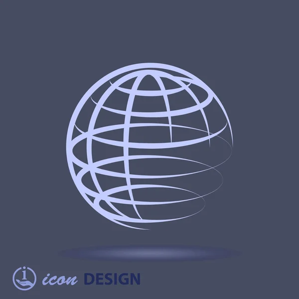 Globe icon — Stock Vector