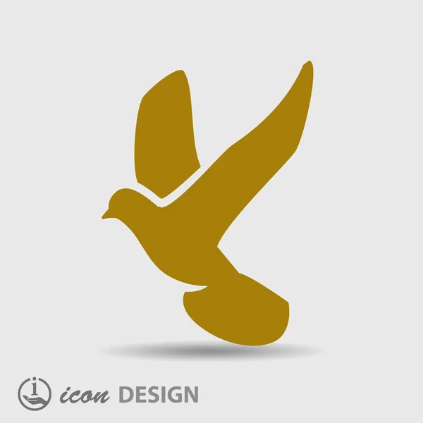 Icône oiseau — Image vectorielle