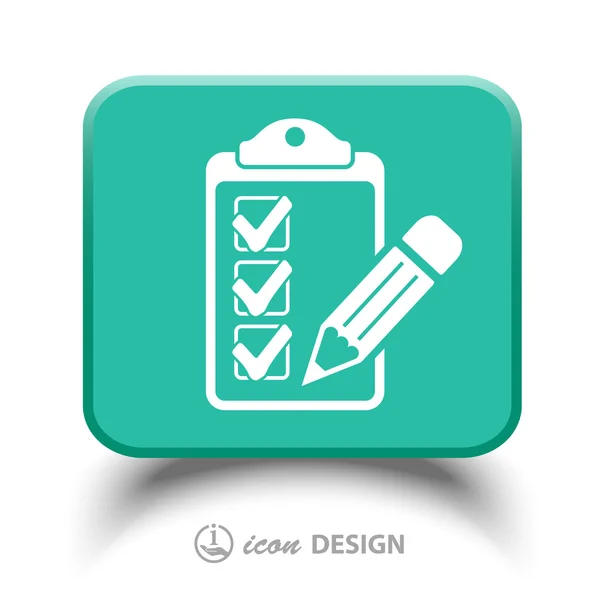 Checklist icon — Stock Vector