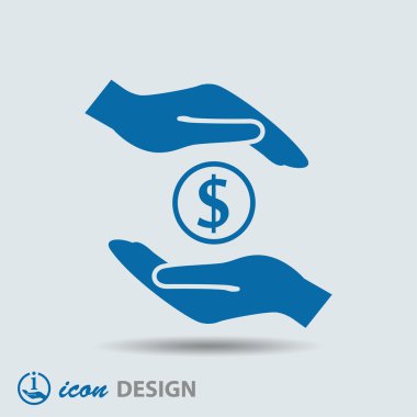 Ellerin simgesinde para