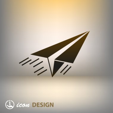 kağıt düzlem simgesi