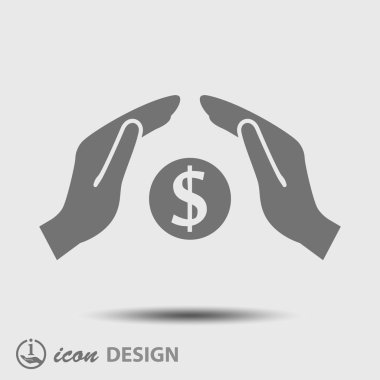 Ellerin simgesinde para