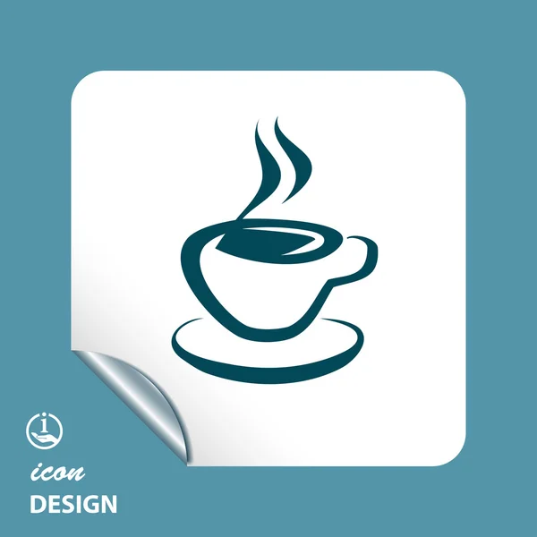 Cup pictogram — Stockvector