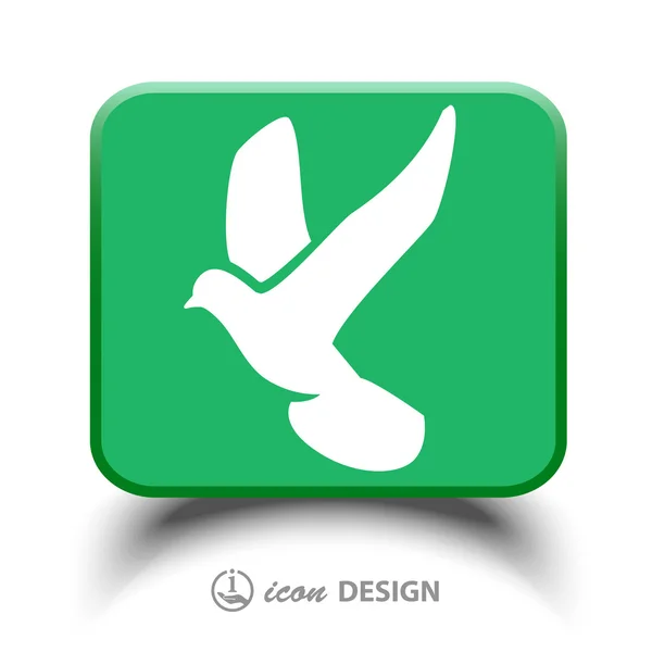 Bird icon — Stock Vector