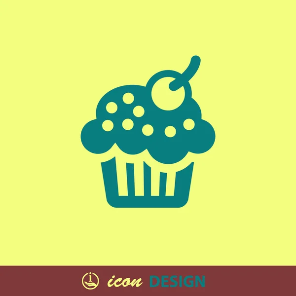 Pictograph van cake — Stockvector