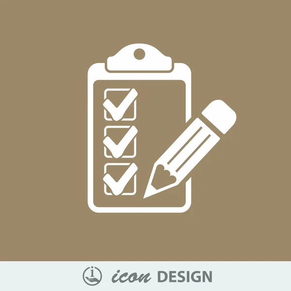 Checklist icon — Stock Vector