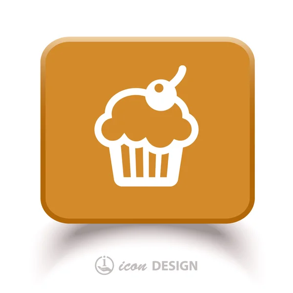 Pictograph of cake — Stock Vector