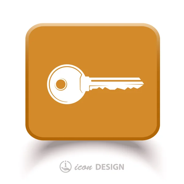 Icono clave — Vector de stock