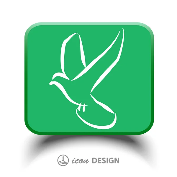 Bird icon — Stock Vector