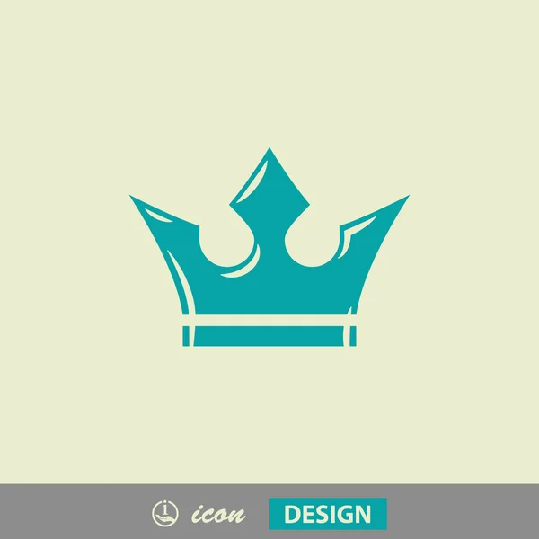 Pictogramme de la couronne — Image vectorielle