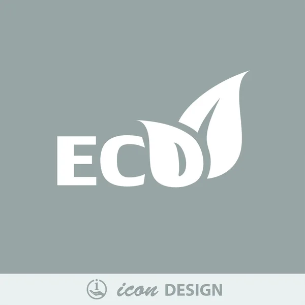 Eco leaves icon — Stock Vector