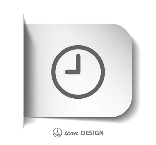 Icono del reloj — Archivo Imágenes Vectoriales