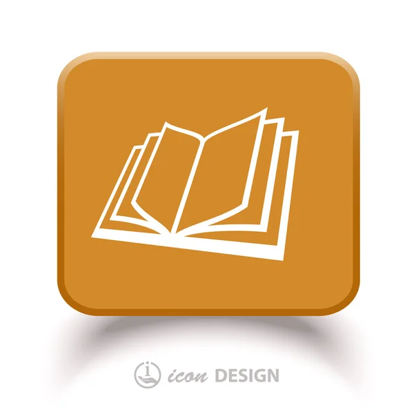 Icono del libro — Vector de stock