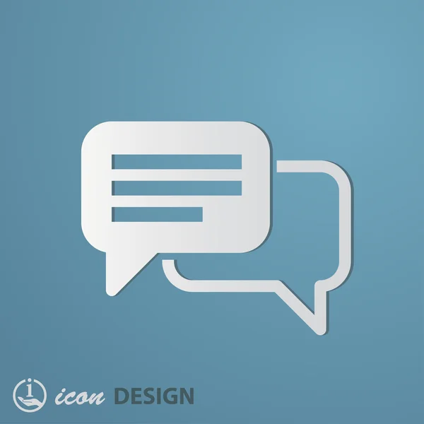 ileti veya sohbet simgesi