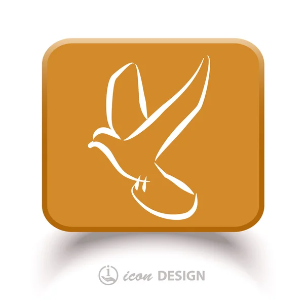 Bird icon — Stock Vector