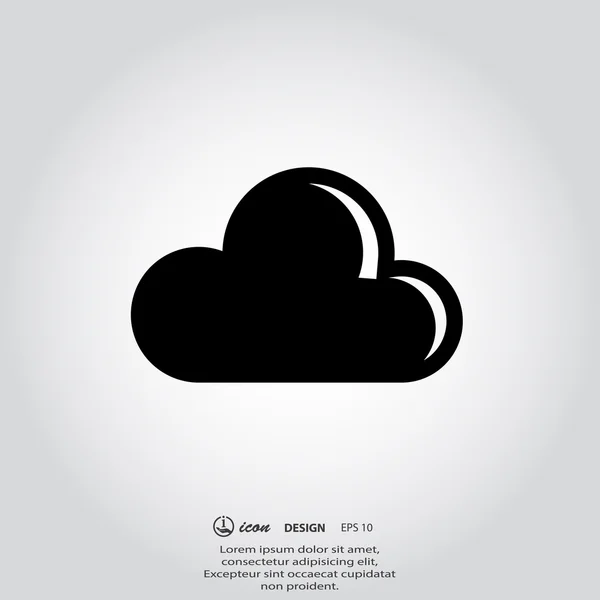 Cloud icon — Stock Vector