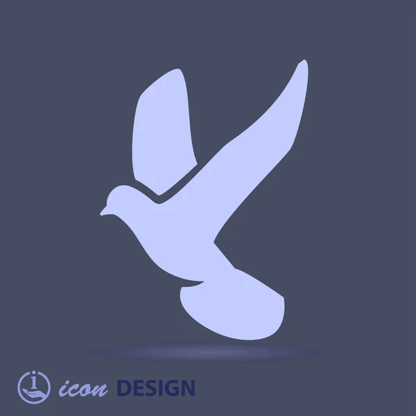 Icône oiseau — Image vectorielle