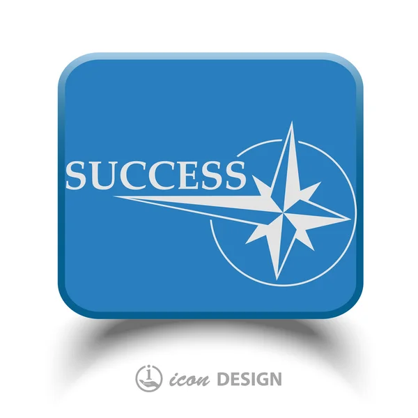 Pictograph of success — Stock Vector