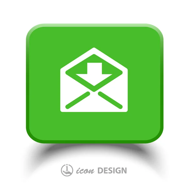 Icono de correo — Vector de stock