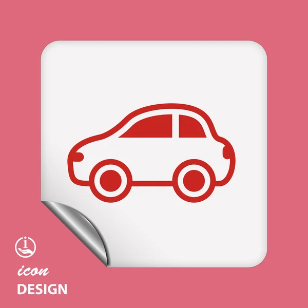 Icono del coche — Vector de stock