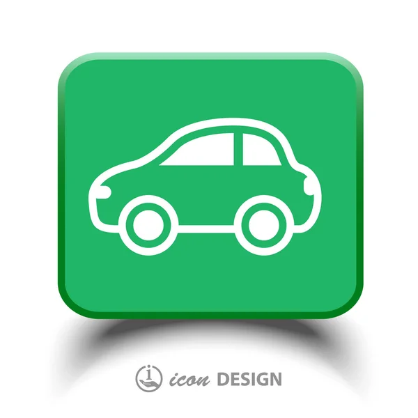 Auto pictogram — Stockvector