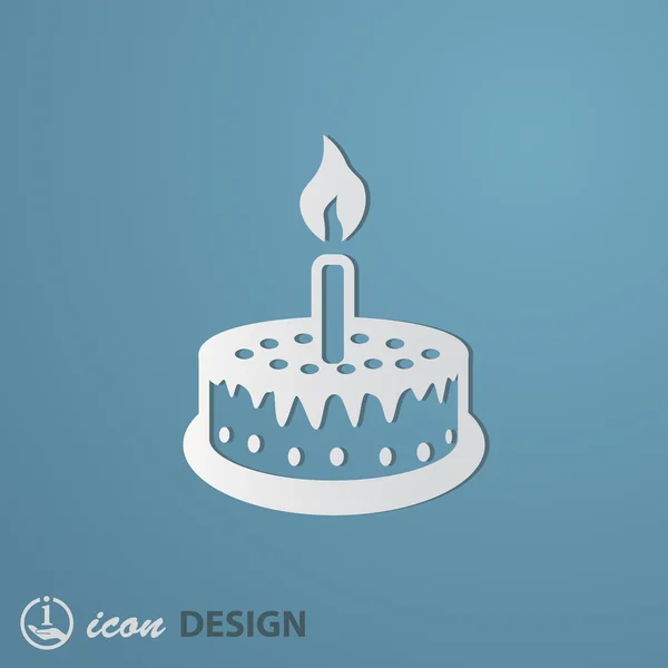 Cake icon — Stock Vector